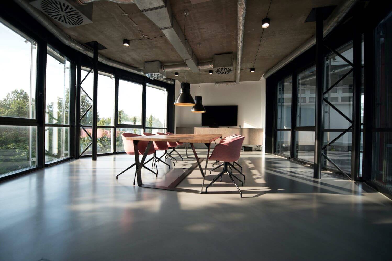 Clean and tidy office room